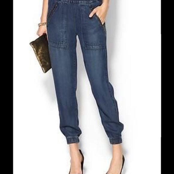 NWT DWP Denim Joggers (Gwen Stefani's Line) - Picture 2 of 4
